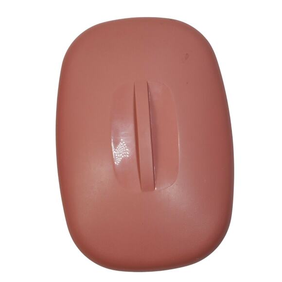 Vtg Tupperware Microwave Steamer Dusty Rose Complete - Picture 6 of 11